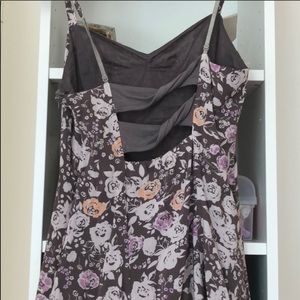 Free people dress with open back detail